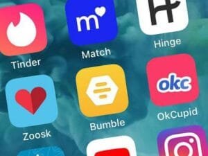 screen with dating sites