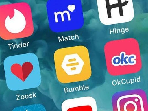 screen with dating sites