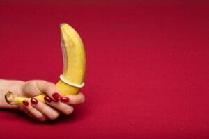 condom on a banana