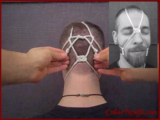 head cage made of rope