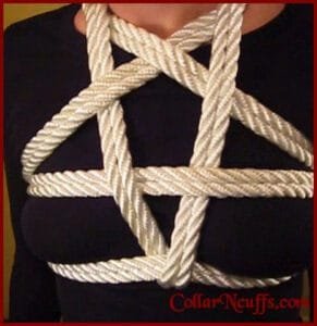 rope pentagram harness